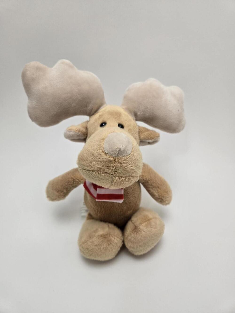 Kinder Moose Plush with No Tag, Moose Stuffed Animal (8 inch)